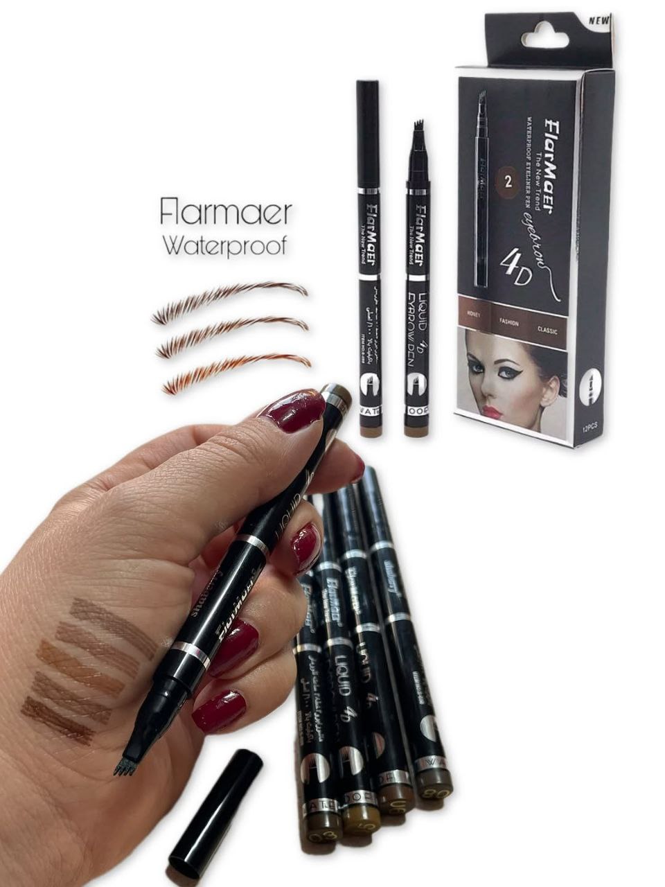 هاشور ابرو سه خط فلورمار