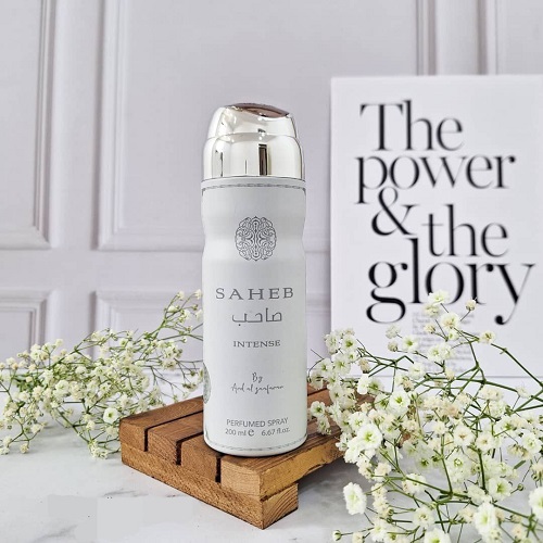 اسپری بدن صاحب سفید ارض الزعفران Saheb Intense Ard Al Zaafaran اورجینال