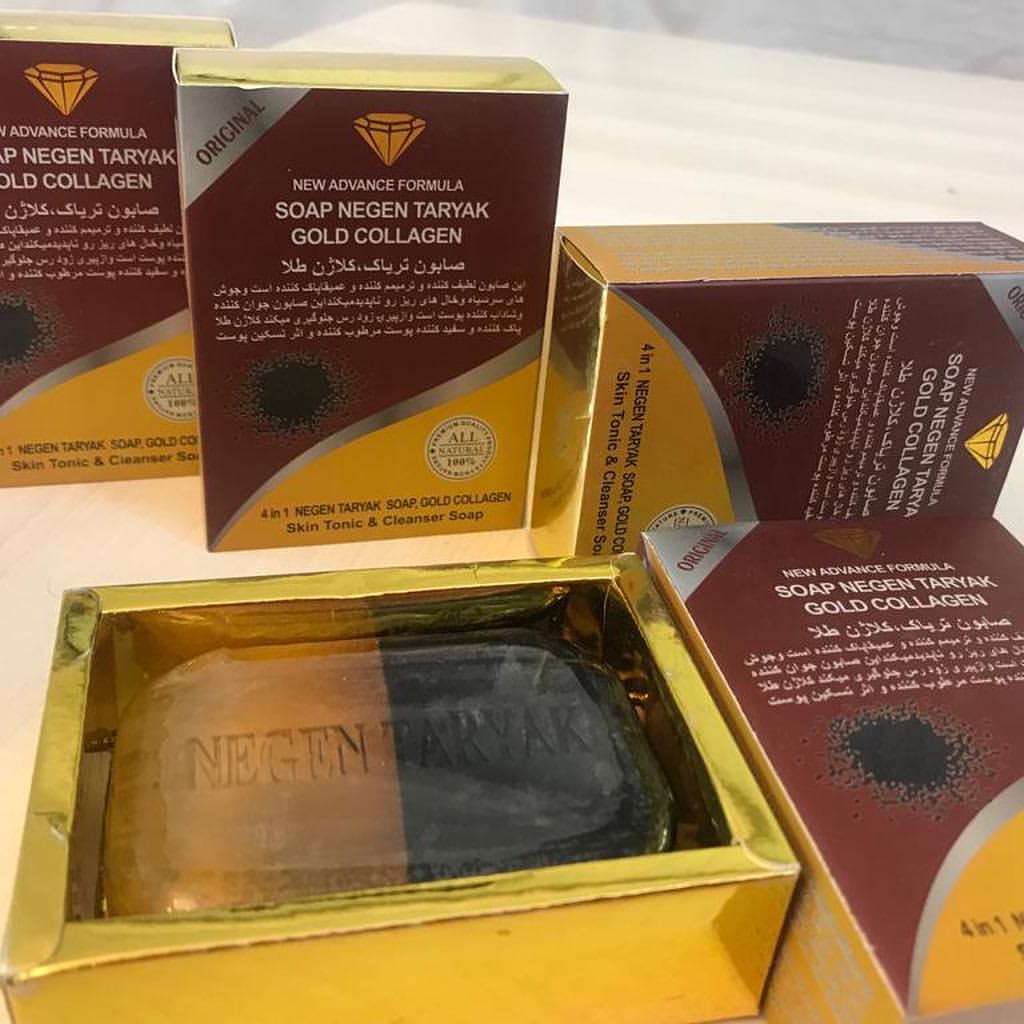 صابون تریاک کلاژن طلا اصلی نگین