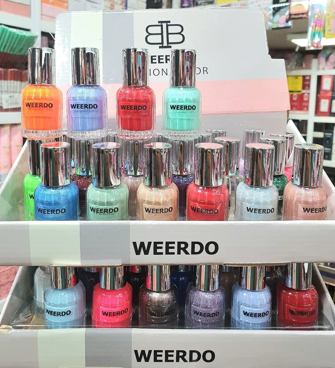 لاک ناخن سر نقره ای ۲۴ رنگ