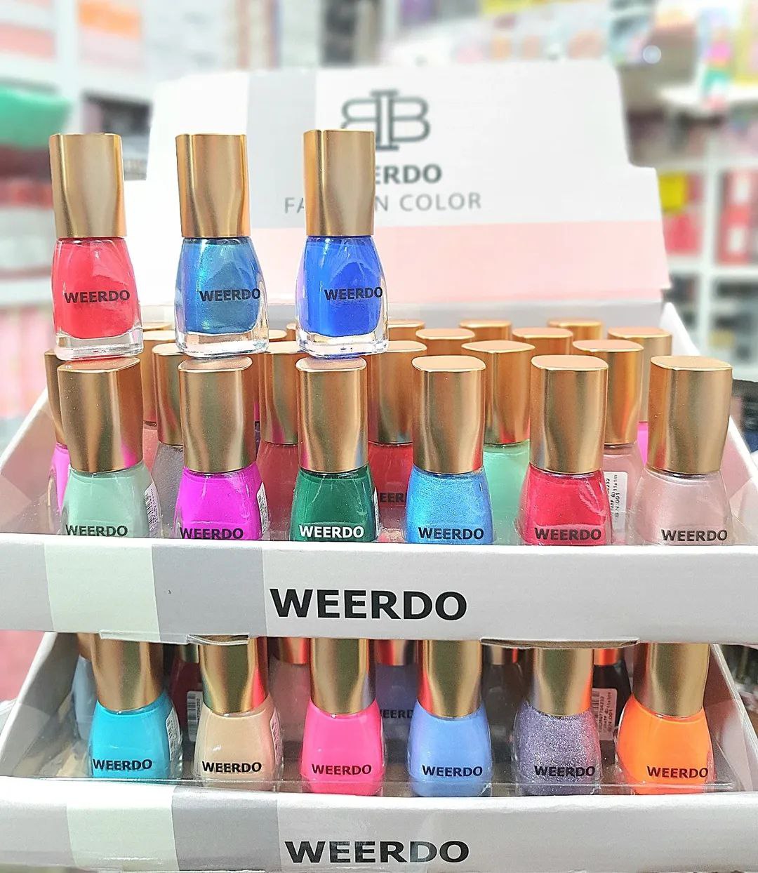 لاک سر طلایی ۲۴ رنگ