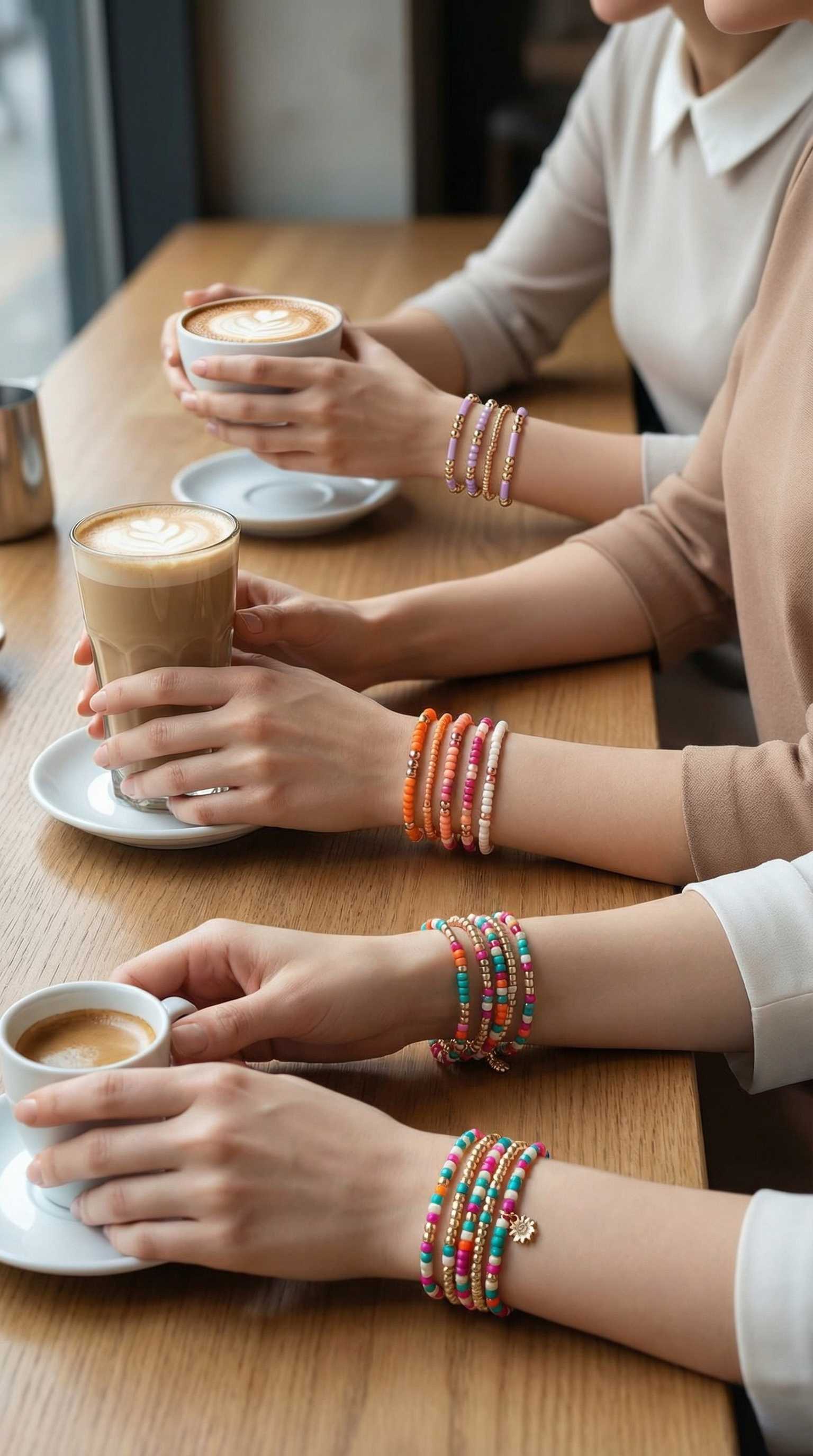 دستبند رنگی فانتزی