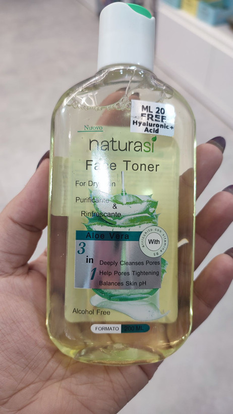 تونر صورت ناتوراسی مخصوص پوست خشک 200 میلیلیتر Naturasi