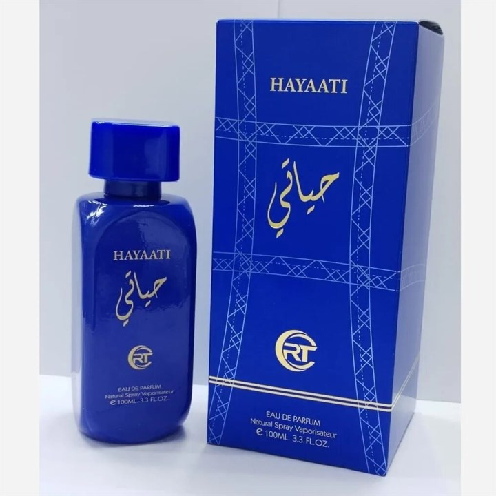 ادکلن حیاتی آبی حجم صدمیل اماراتی